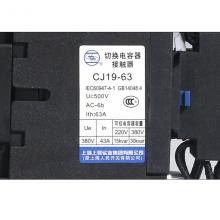 CJ19-43/11(LC1-DEK43) 220V 380V切換電容接觸器正品現(xiàn)貨，包郵